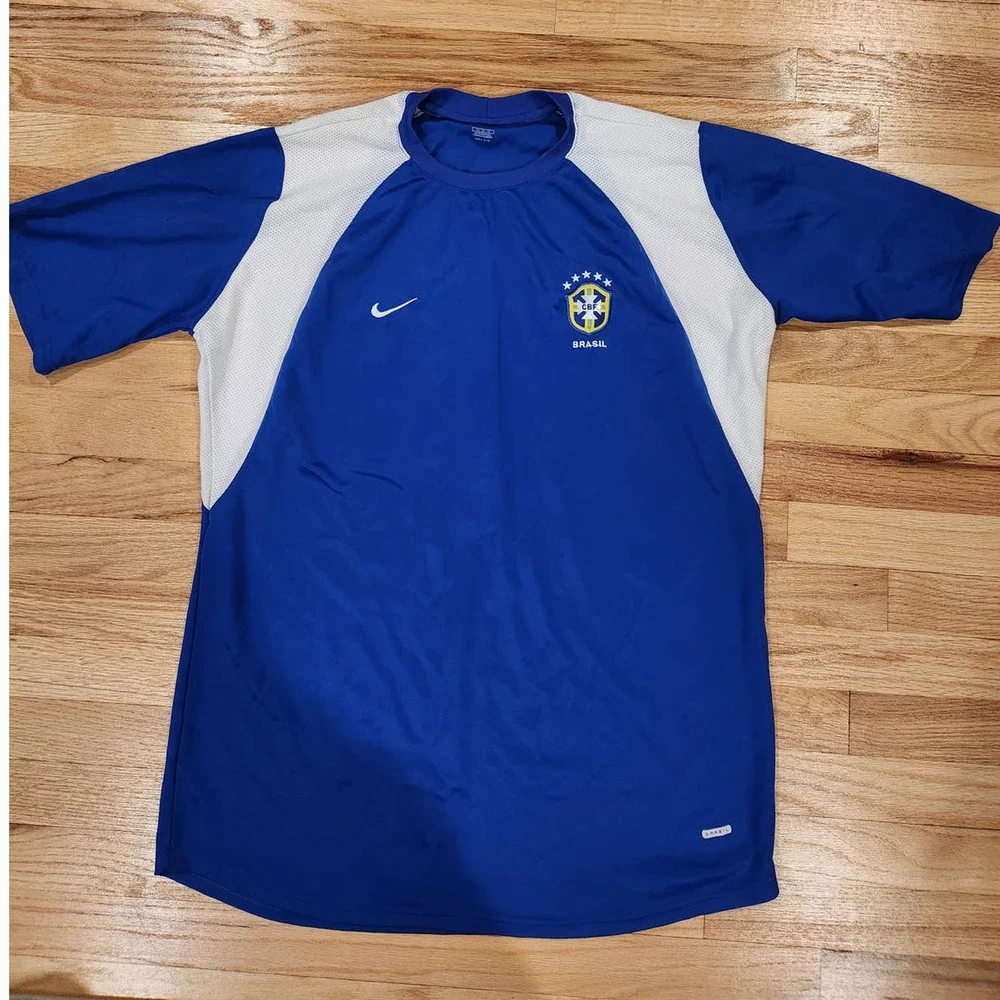 NIKE Dri-FIT Brasil Soccer CBF Jersey XL short sleeve